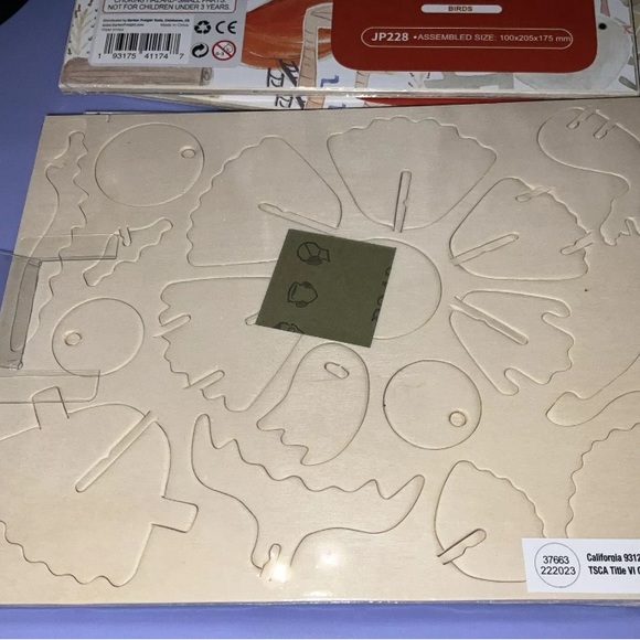 Owl and Peacock Robotime 3D Wooden Puzzles Lot of 2 Puzzles BRAND NEW Paintable - Picture 12 of 16